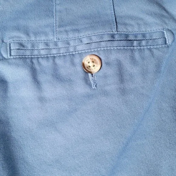 Peter Millar Pilot Twill Shorts Mens Size 33 Blue Chino Pima Cotton Stretch - Picture 6 of 15